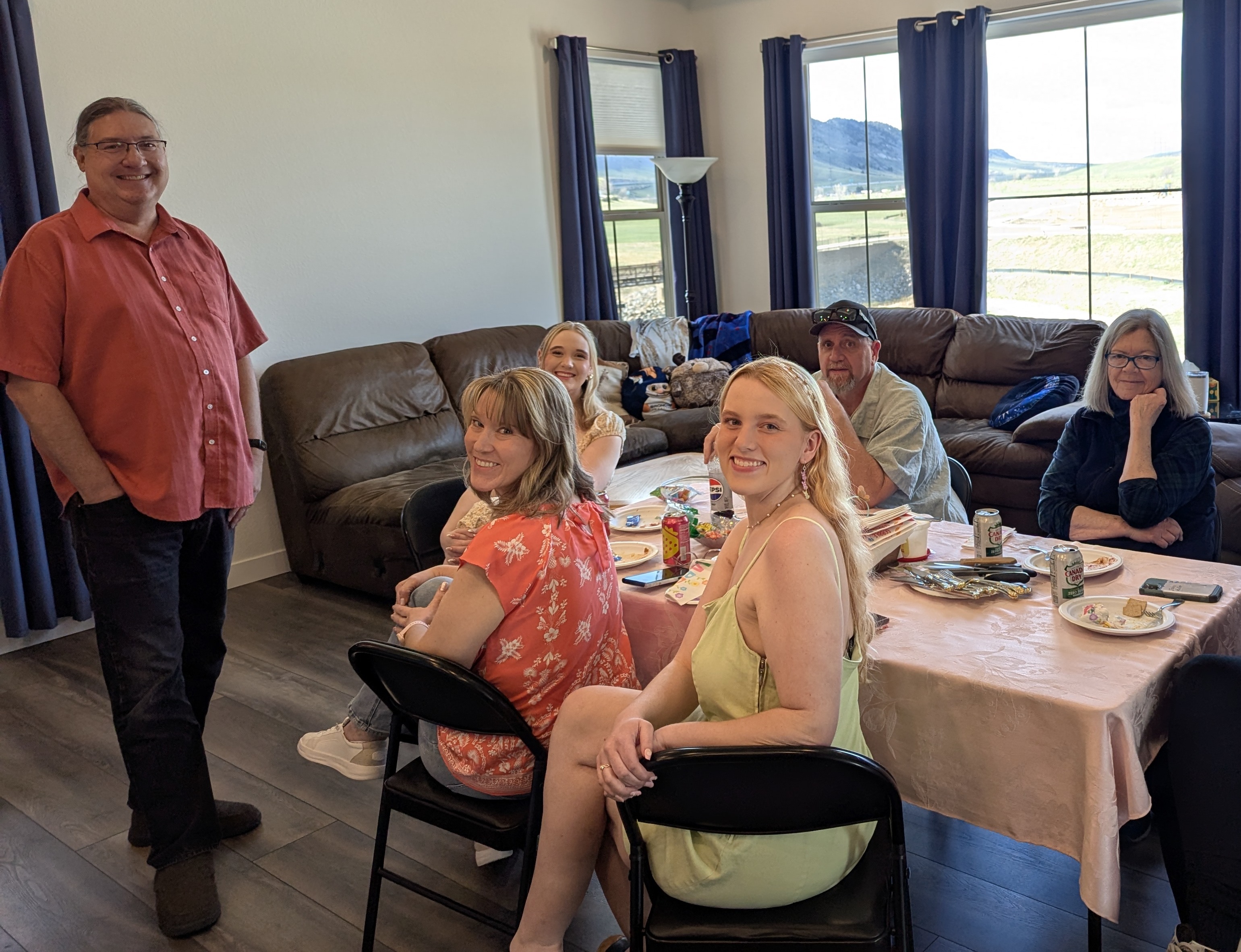 Michael Sanders, Valerie Lyon, Rannae Lyon, Rannae Sanders, Rob Lyon, Madeline Lyon, Auntie Linda Sanders